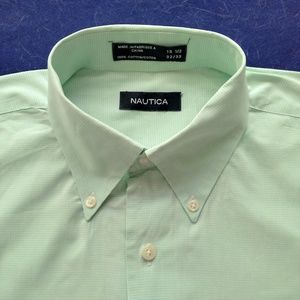 nautica mens dress shirt